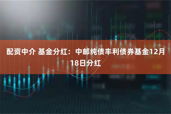 配资中介 基金分红：中邮纯债丰利债券基金12月18日分红